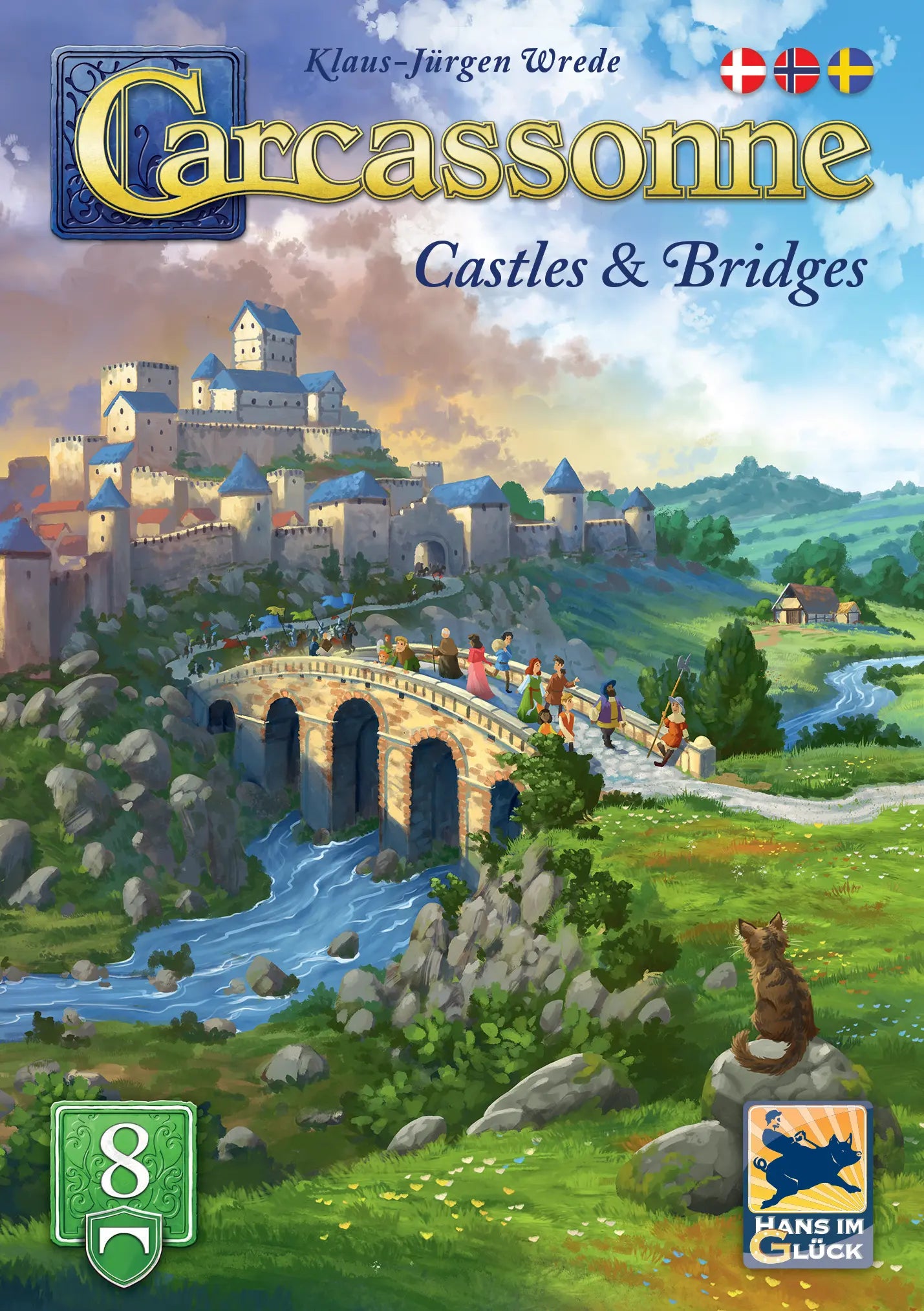 Carcassonne 8: Castles & Bridges (Scandi)-101 Board / Card Games-Brain Games OÜ