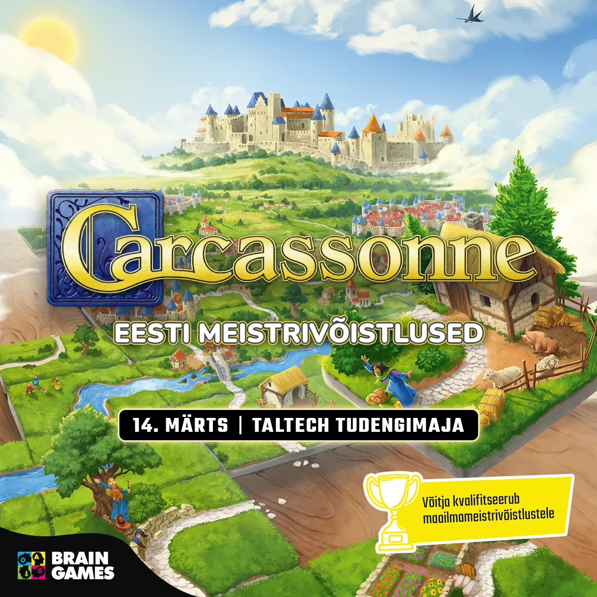 Carcassonne EMV pilet-Kampaania-Brain Games OÜ