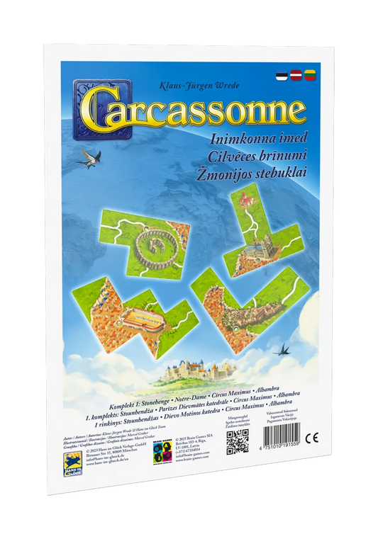 Carcassonne Inimkonna imed Ⅰ-w001 WHSX Board / Card Games-Brain Games OÜ