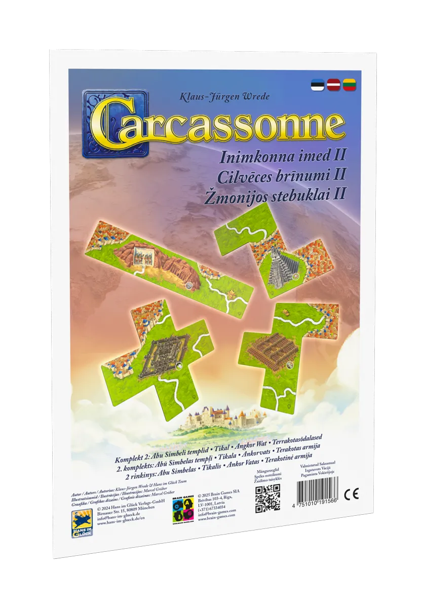 Carcassonne Inimkonna imed ⅠⅠ-w001 WHSX Board / Card Games-Brain Games OÜ