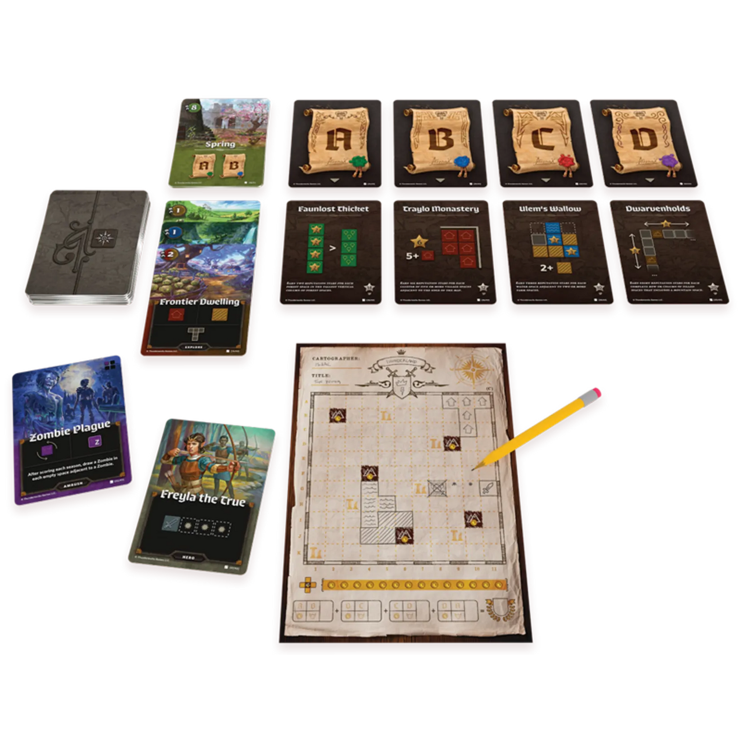Cartographers Heroes-001 Board / Card Games-Brain Games OÜ