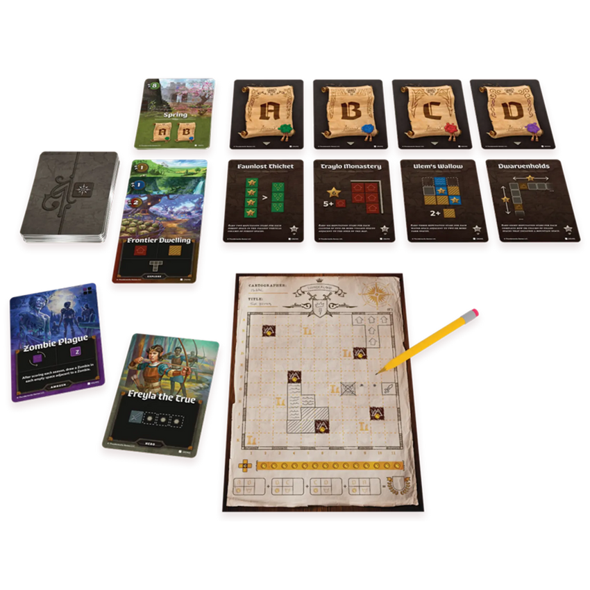 Cartographers Heroes-001 Board / Card Games-Brain Games OÜ