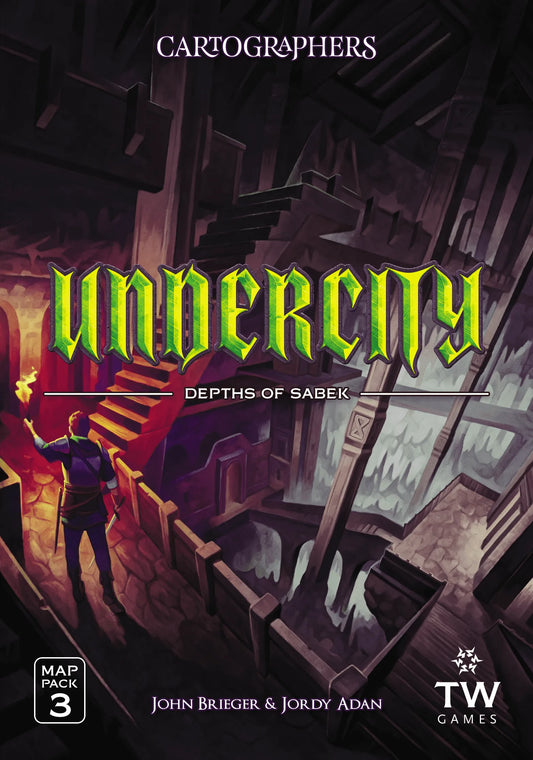 Cartographers Map Pack 3: Undercity - Depths of Sabek-Strateegiamängud-Brain Games OÜ