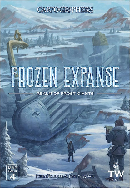 Cartographers Map Pack 4: Frozen Expanse - Realm of Frost Giants-001 Board / Card Games-Brain Games OÜ