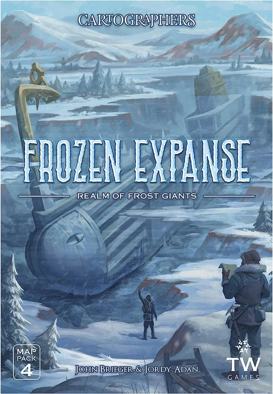 Cartographers Map Pack 4: Frozen Expanse - Realm of Frost Giants-001 Board / Card Games-Brain Games OÜ