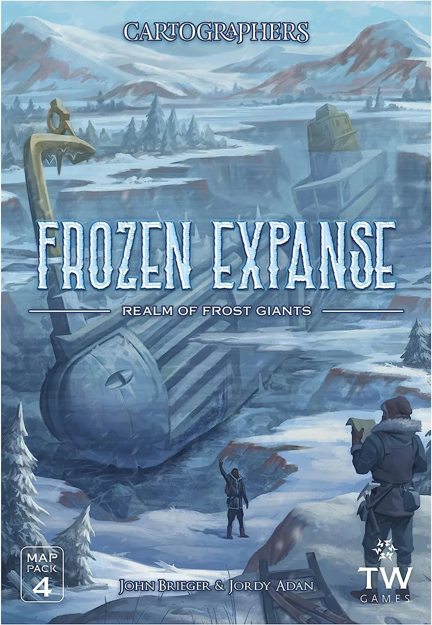Cartographers Map Pack 4: Frozen Expanse - Realm of Frost Giants-001 Board / Card Games-Brain Games OÜ