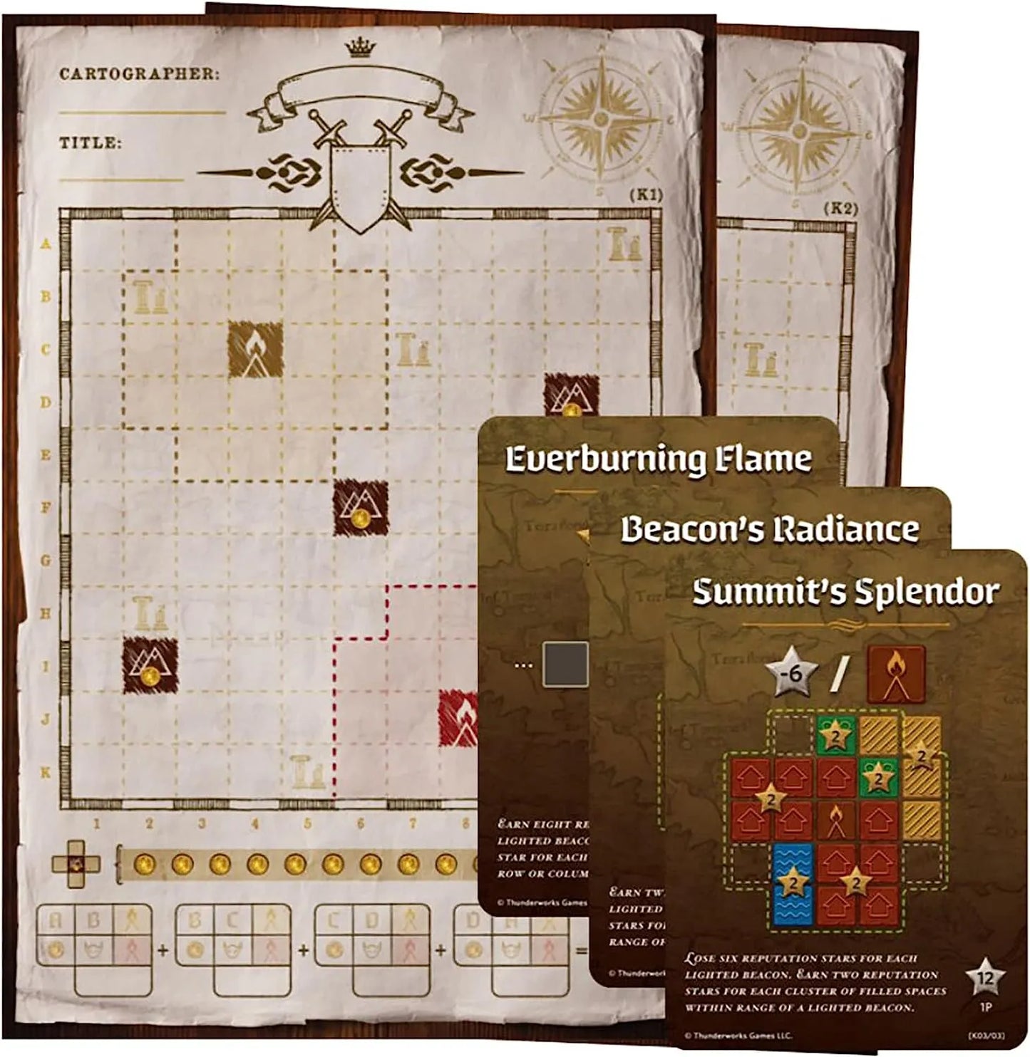 Cartographers Map Pack 5: Kethra's Steppe - Redtooth & Goldbelly-Misc-Brain Games OÜ