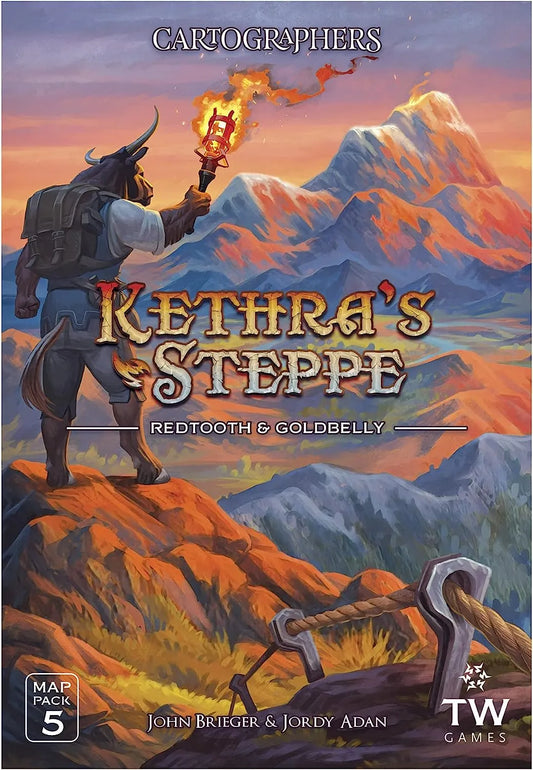 Cartographers Map Pack 5: Kethra's Steppe - Redtooth & Goldbelly-Misc-Brain Games OÜ