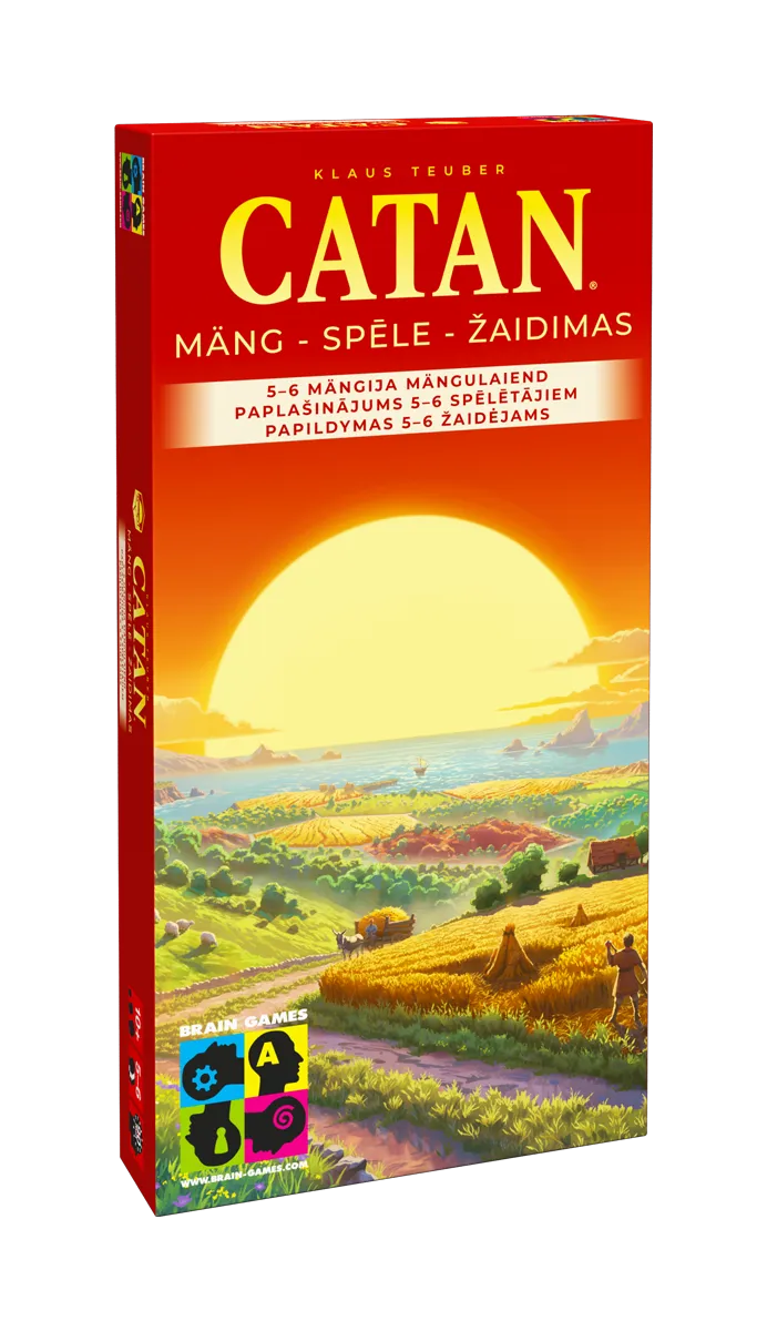 CATAN: 5-6 mängija mängulaiend (2025)-w101 WHS Board / Card Games-Brain Games OÜ