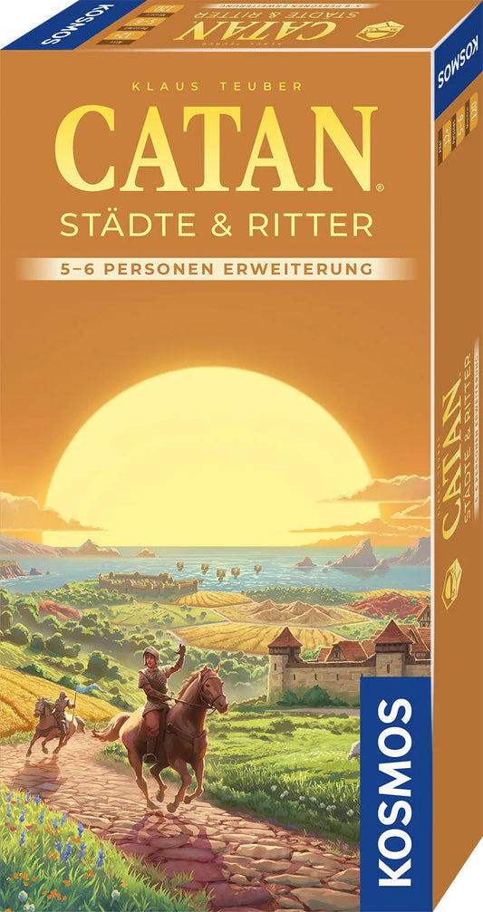 CATAN: Cities & Knights 5-6 players (saksakeelne)-101 Board / Card Games-Brain Games OÜ