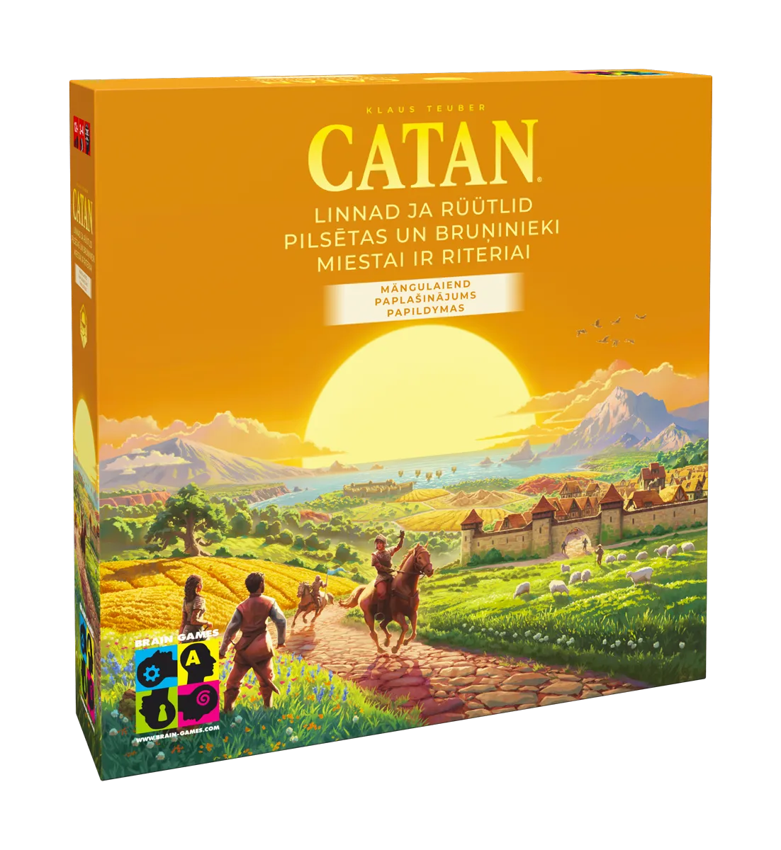 CATAN: Linnad ja rüütlid (2025)-w101 WHS Board / Card Games-Brain Games OÜ