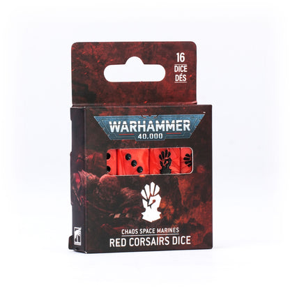 Chaos Space Marines: Red Corsairs Dice