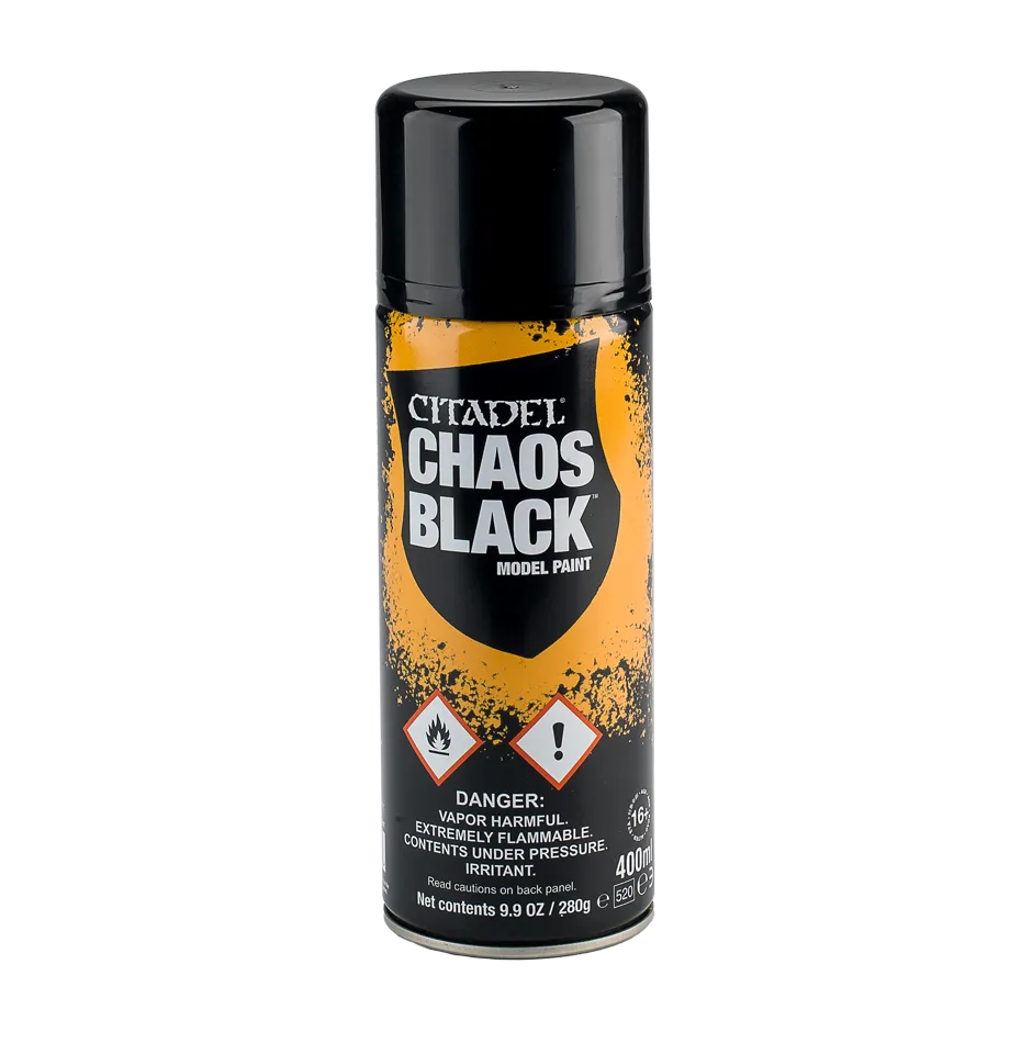 Citadel Spray: Chaos Black-003 Miniature Gaming-Brain Games OÜ