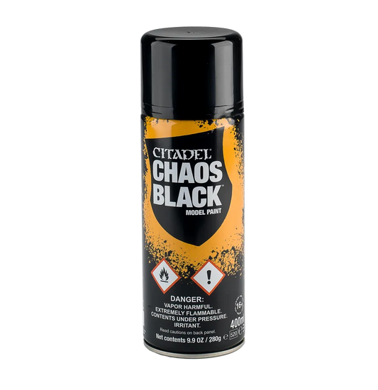 Citadel Spray: Chaos Black-003 Miniature Gaming-Brain Games OÜ