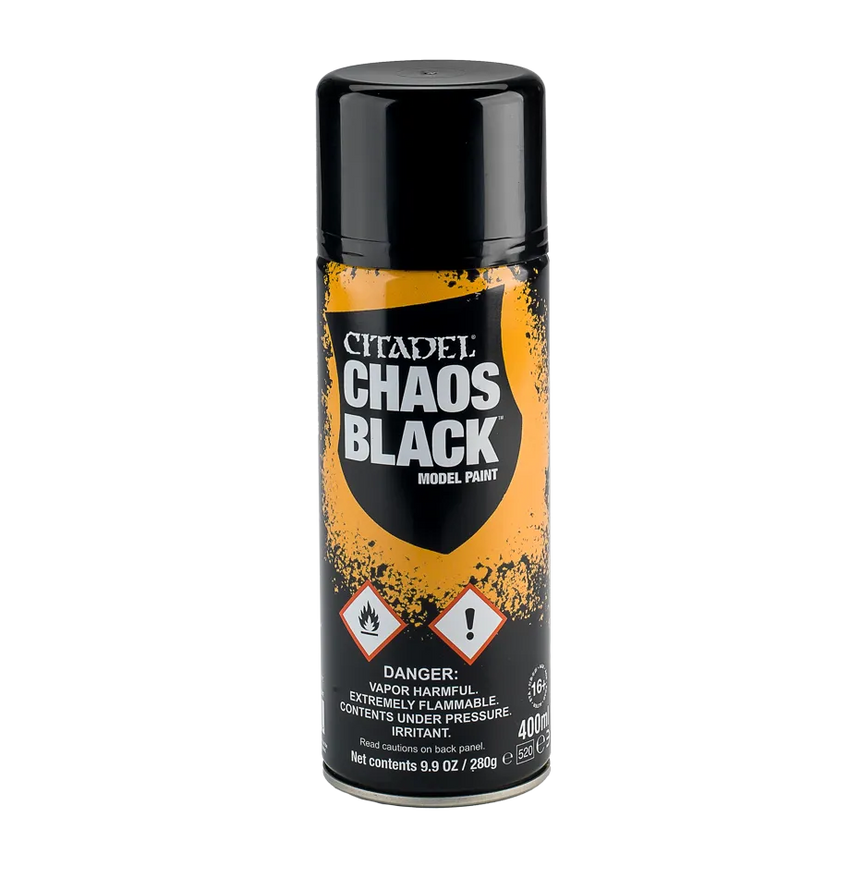 Citadel Spray: Chaos Black-003 Miniature Gaming-Brain Games OÜ