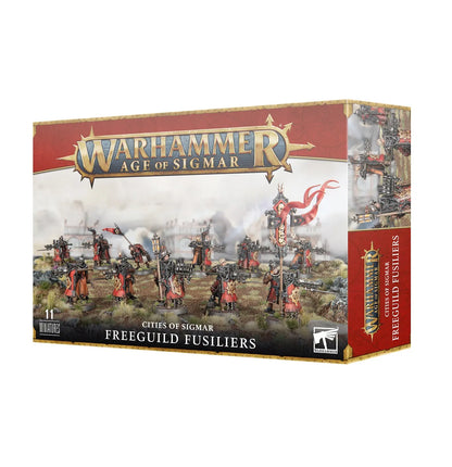 Cities Of Sigmar: Freeguild Fusiliers-003 Miniature Gaming-Brain Games OÜ
