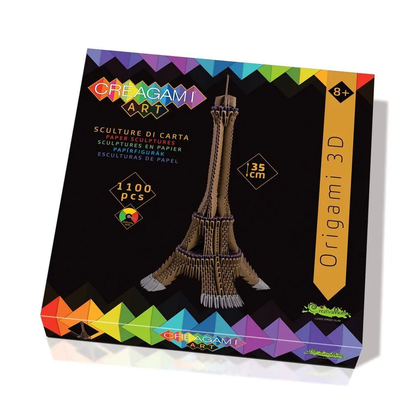 Creagami Art "Eiffel Tower" origami komplekt (ekstra suur)-w111 WHS Creativity & Brain Teasers-Brain Games OÜ