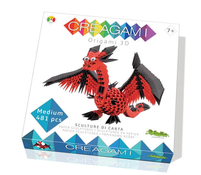 Creagami "Dragon" origami komplekt (keskmine)-w111 WHS Creativity & Brain Teasers-Brain Games OÜ