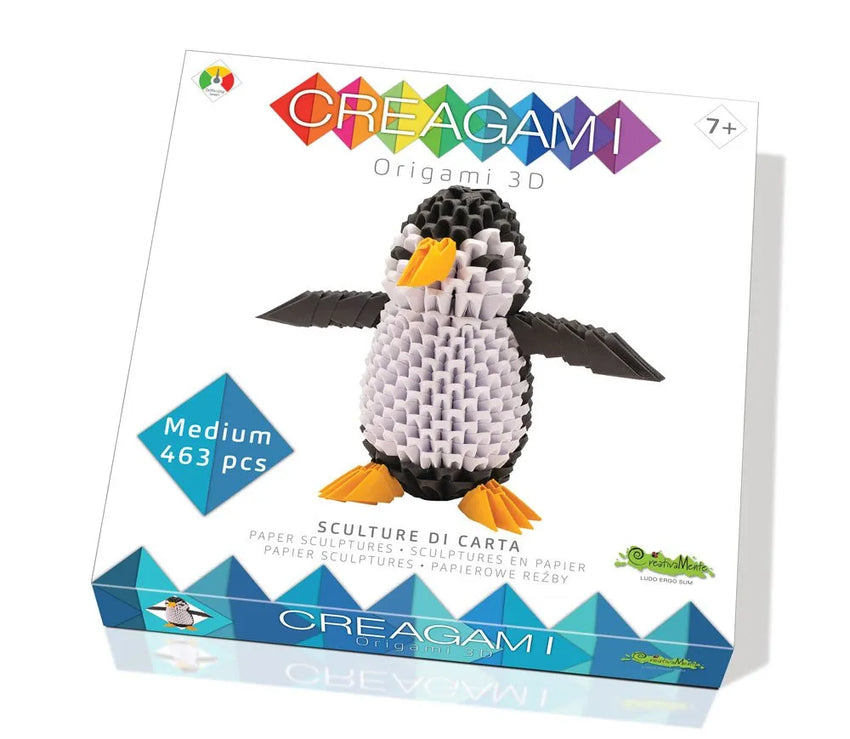 Creagami "Penguin" origami komplekt (keskmine)-w111 WHS Creativity & Brain Teasers-Brain Games OÜ