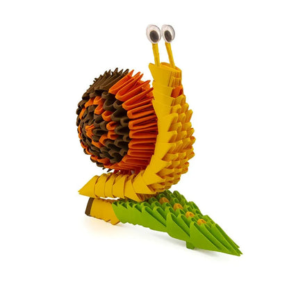 Creagami "Snail On The Leaf" origami komplekt (väike)-w111 WHS Creativity & Brain Teasers-Brain Games OÜ