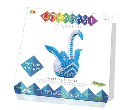 Creagami "Swan" origami komplekt (keskmine)-w111 WHS Creativity & Brain Teasers-Brain Games OÜ