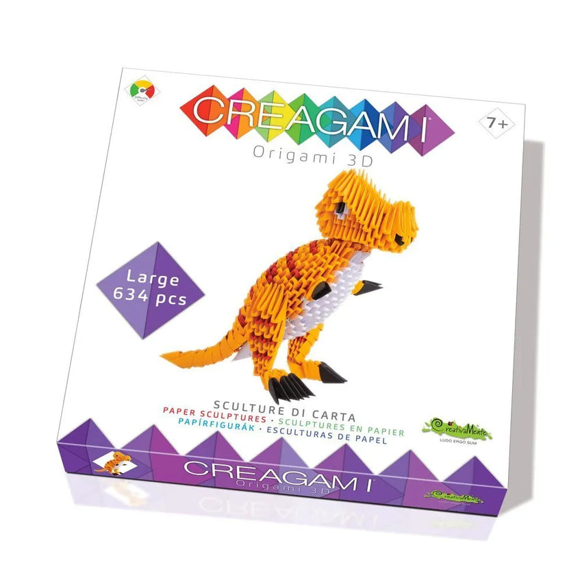 Creagami "T-Rex" origami komplekt (suur)-w111 WHS Creativity & Brain Teasers-Brain Games OÜ