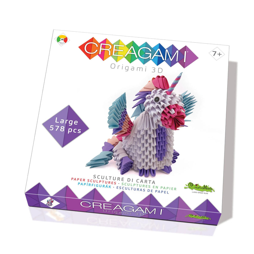 Creagami "Unicorn" origami komplekt (suur)-w111 WHS Creativity & Brain Teasers-Brain Games OÜ