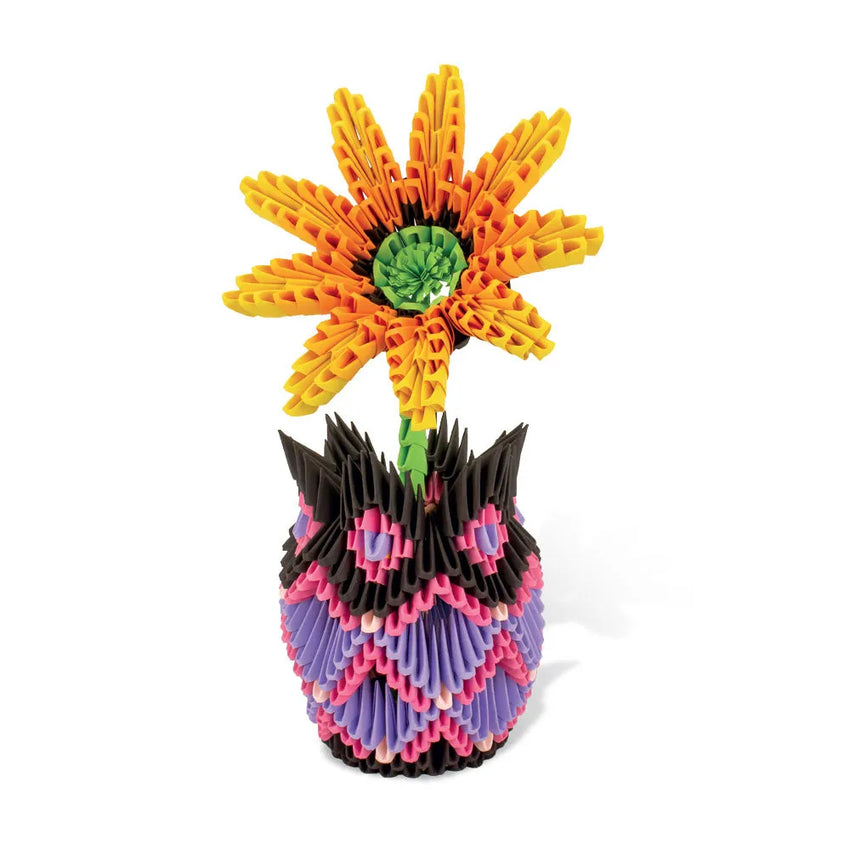 Creagami "Vase With Flower" origami komplekt (suur)-w111 WHS Creativity & Brain Teasers-Brain Games OÜ