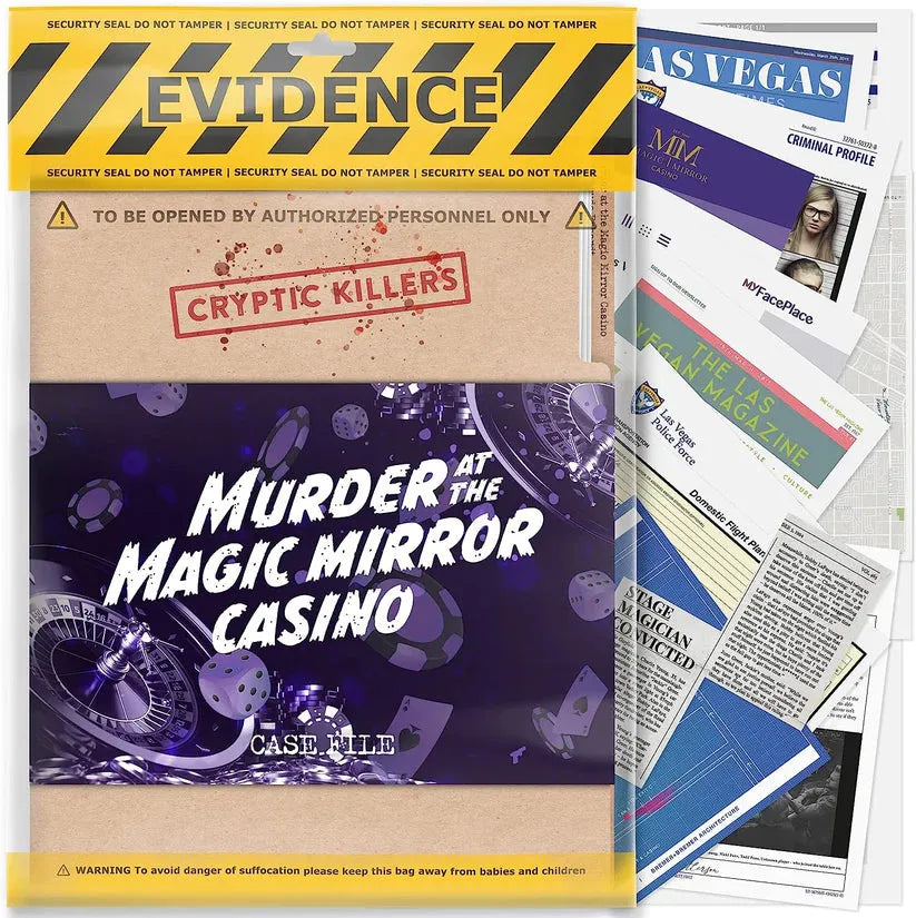 Cryptic Killers: Murder at the Magic Mirror Casino-101 Board / Card Games-Brain Games OÜ