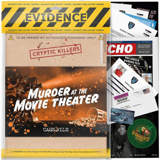 Cryptic Killers: Murder at the Movie Theater-101 Board / Card Games-Brain Games OÜ