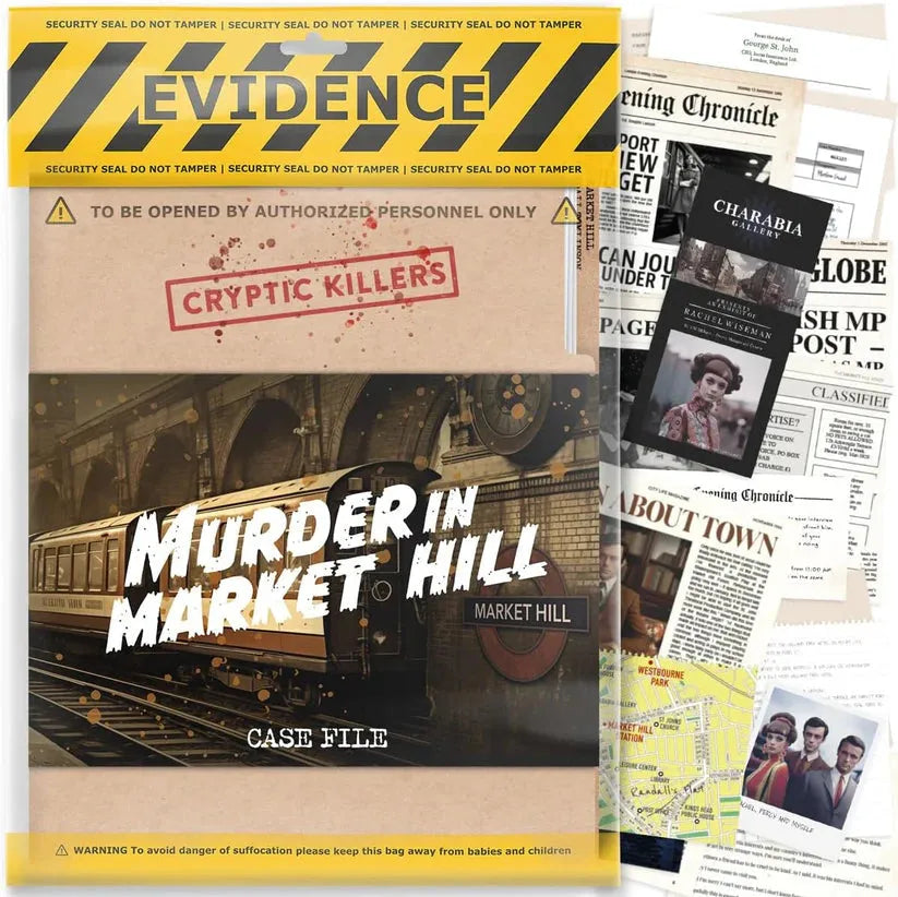 Cryptic Killers: Murder in Market Hill-101 Board / Card Games-Brain Games OÜ