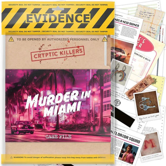 Cryptic Killers: Murder in Miami-101 Board / Card Games-Brain Games OÜ
