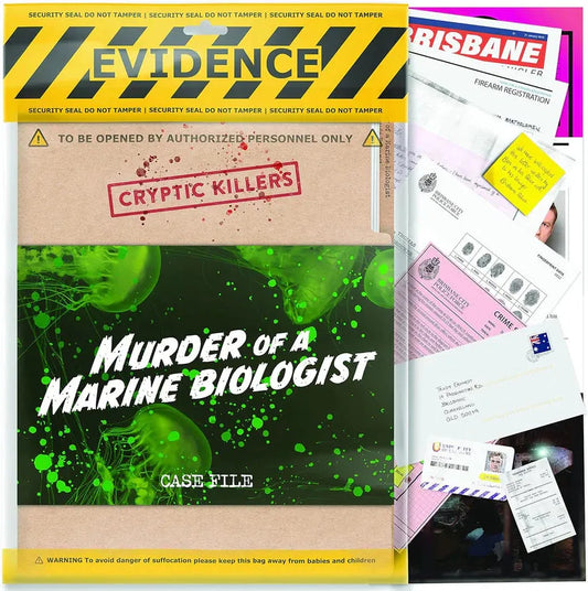 Cryptic Killers: Murder of a Marine Biologist-101 Board / Card Games-Brain Games OÜ