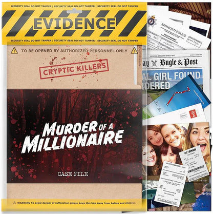 Cryptic Killers: Murder of a Millionaire-101 Board / Card Games-Brain Games OÜ