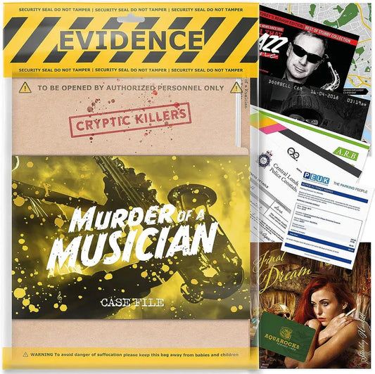 Cryptic Killers: Murder of a Musician-101 Board / Card Games-Brain Games OÜ