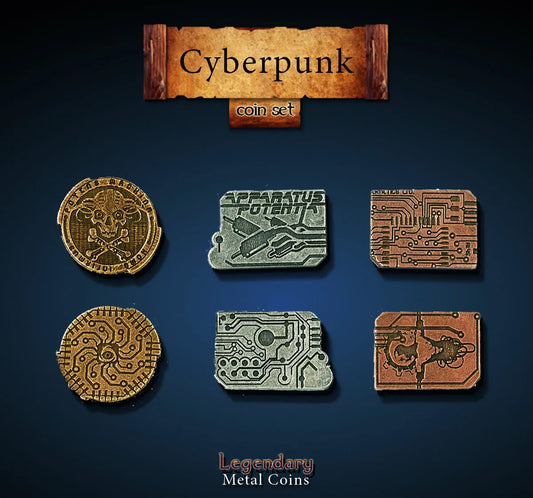 "Cyberpunk" mündikomplekt-104 Accessories-Brain Games OÜ