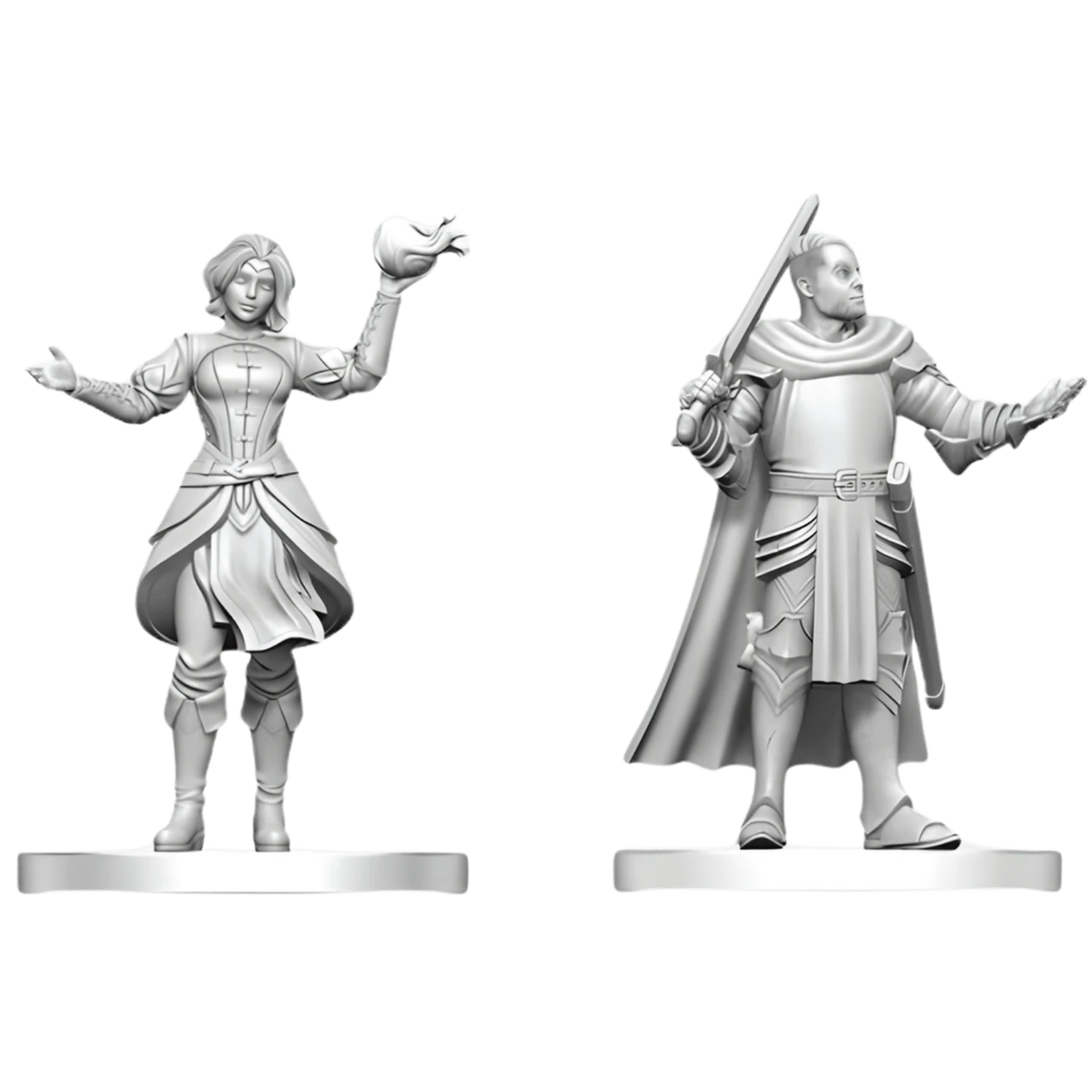 D&D Nolzur's Marvelous Miniatures: Knight & Mage Apprentice