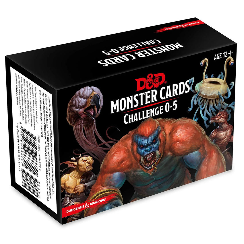 D&D 5th Challenge 0-5 Monster Cards-004 Accessories-Brain Games OÜ