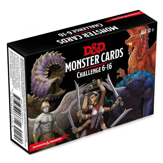 D&D 5th Challenge 6-16 Monster Cards-004 Accessories-Brain Games OÜ