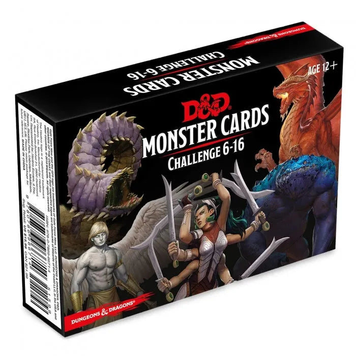 D&D 5th Challenge 6-16 Monster Cards-004 Accessories-Brain Games OÜ