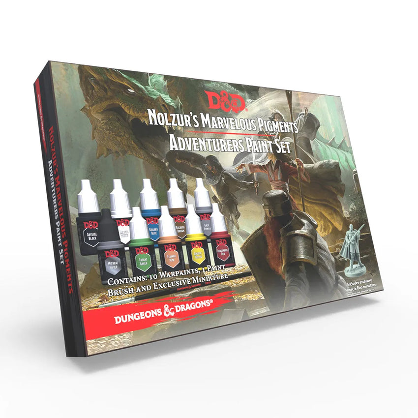 D&D Adventurers Paint Set-103 Miniature Gaming-Brain Games OÜ