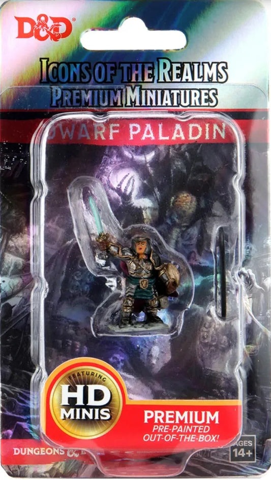D&D Icons Dwarf Paladin Female miniatuur-Strateegiamängud-Brain Games OÜ