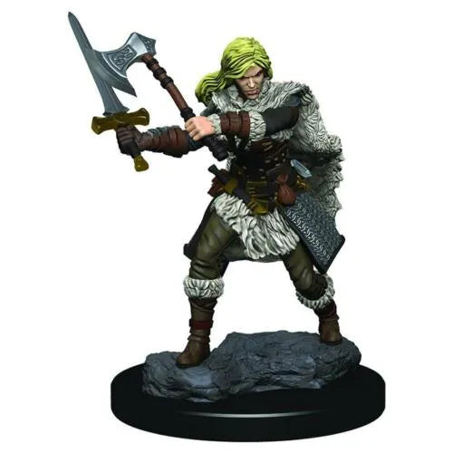 D&D Icons Human Female Barbarian miniatuur-Strateegiamängud-Brain Games OÜ
