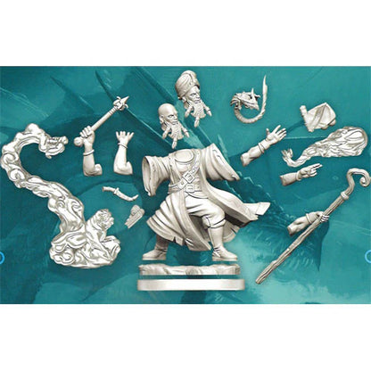 D&D miniatuur Human Wizard Male-103 Miniature Gaming-Brain Games OÜ