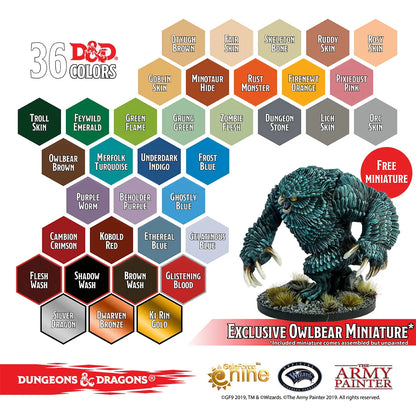 D&D Monsters Paint Set-103 Miniature Gaming-Brain Games OÜ