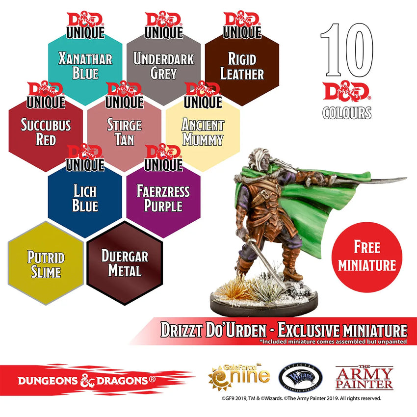 D&D Underdark Paint Set-103 Miniature Gaming-Brain Games OÜ