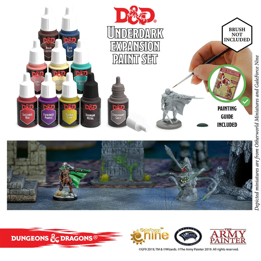 D&D Underdark Paint Set-103 Miniature Gaming-Brain Games OÜ