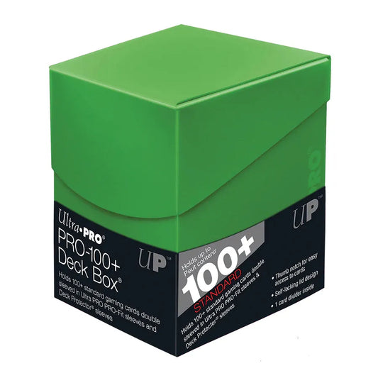 Deck Box Eclipse PRO 100+ Lime Green-Strateegiamängud-Brain Games OÜ