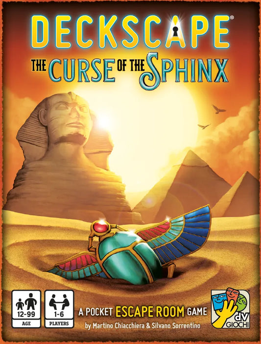 Deckscape: Curse of the Sphinx-101 Board / Card Games-Brain Games OÜ