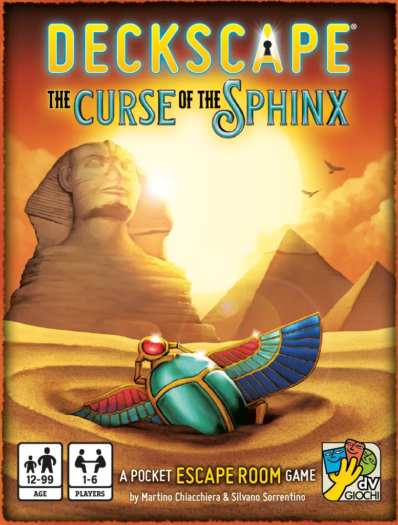 Deckscape: Curse of the Sphinx-101 Board / Card Games-Brain Games OÜ